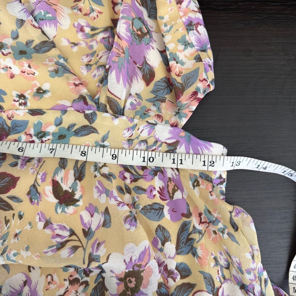ASTR The Label Rosana Maxi Dress Womens Small Floral Tiered Boho Cottagecore - Picture 12 of 14